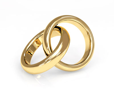 Wedding Vector on Wedding Rings Templates