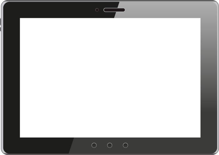 Image Gallery tablet screen