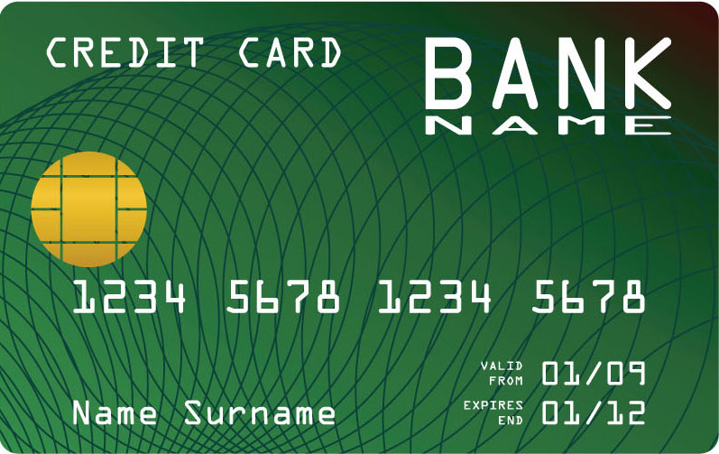 Credit card vector templates