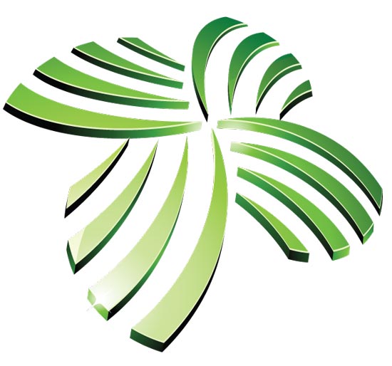 Green vector logo templates