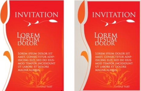 wedding invitation vectors