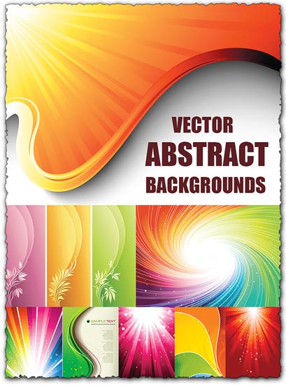 Once again we have prepared for you a special abstract vector backgrounds 