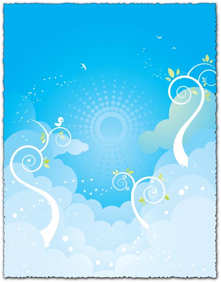 Blue Backgrounds on Yes  It   S True  This Blue Sky Background Vector Eps Design Can Be