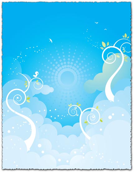 design background images. Blue sky ackground vector eps