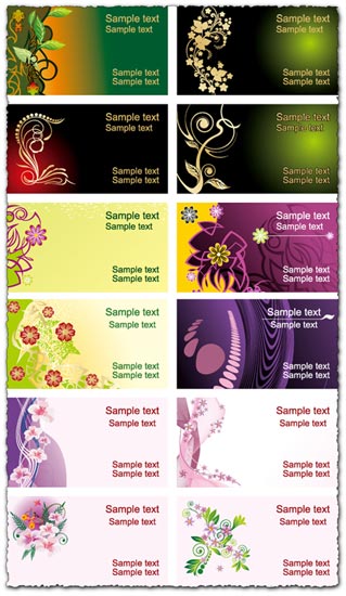 Business Card Model Vectors