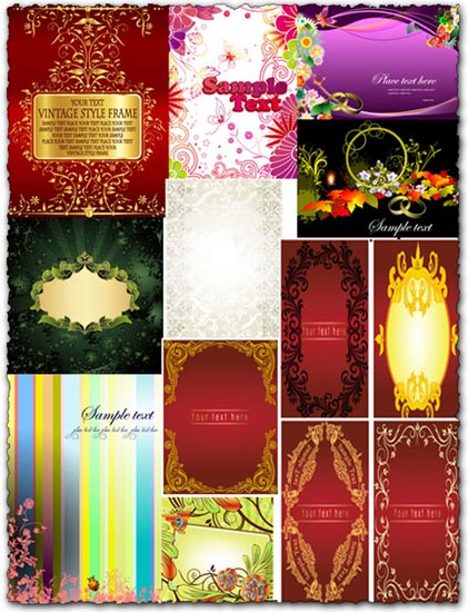 banner background templates. Vector anner background