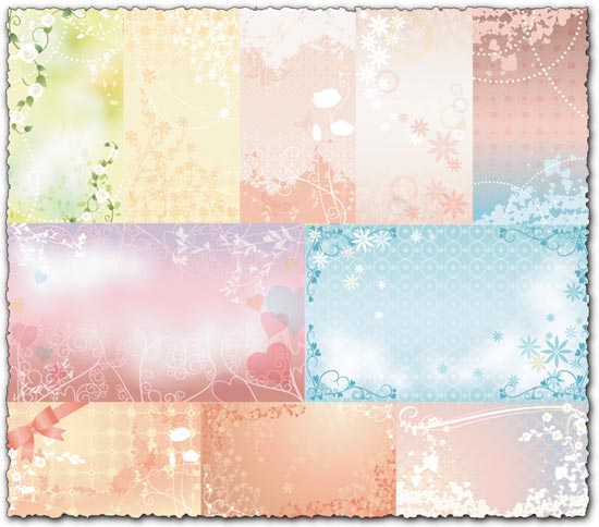 Have a look at our vector wedding textures They look wonderful and they 