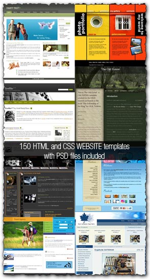 Free HTML CSS Templates with PSD files