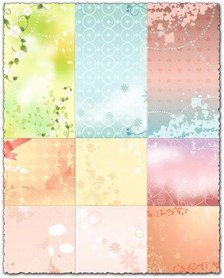 10 eps vectors with jpg preview 10 Mb Wedding background models 