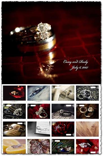 This is another great wedding ring collection set
