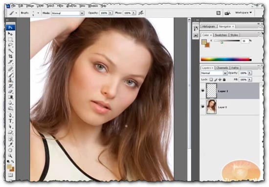 Changing hair color in brunette hair color. Changing hair color in