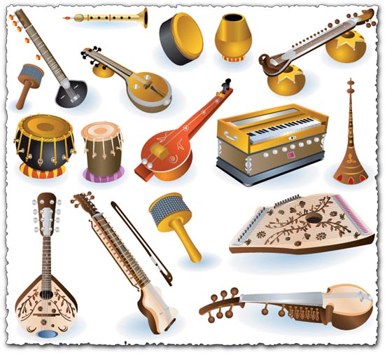 Have a look at these indian music instruments vectors