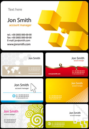 24 corporate business cards models