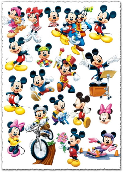 Mickey Mouse photoshop format