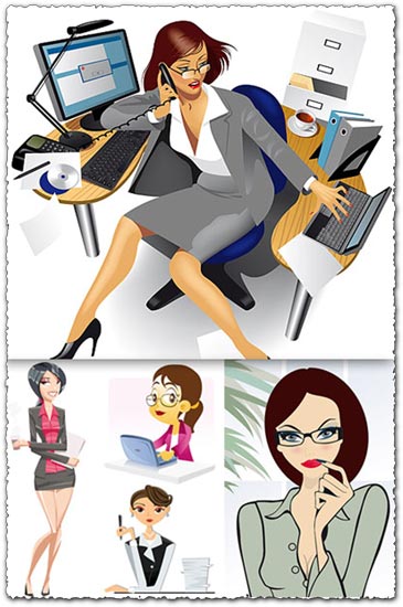 stock photos girls. Office girls stock vectors