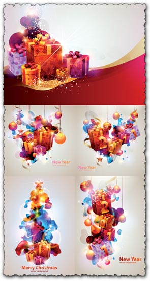 Christmas labels and price tags