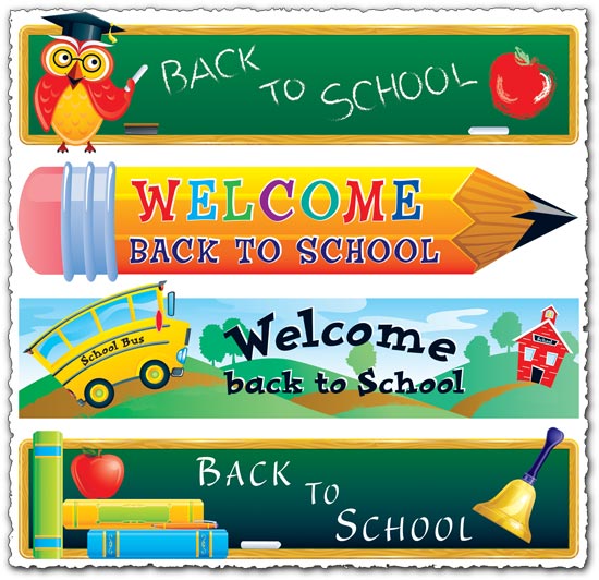 free back to school banner clip art - photo #19