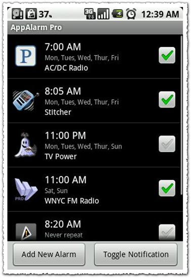 AppAlarm Pro 1.2.6 Android application