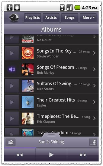 Songbird 1.0 Android application
