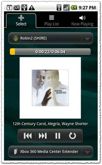2Player DLNA Music Player 1.1.06 Android application