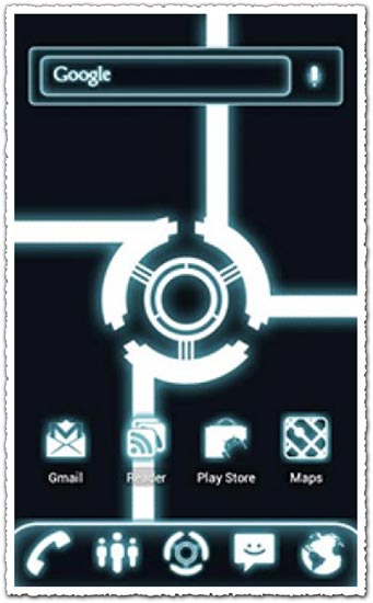 ADW Theme Tron Legacy Pro 1.4.7 Android application