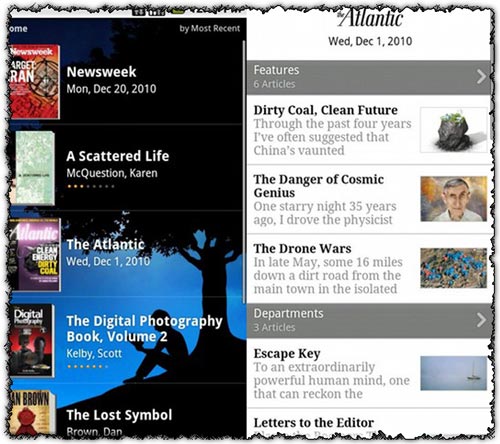 Amazon Kindle 2.0.4 application for Android