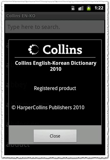 Collins Gem Korean Dictionary 2.12.68 Android application