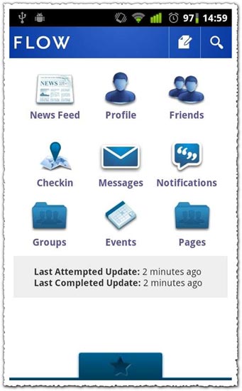 Flow for Facebook 3.5.0.1 Android application