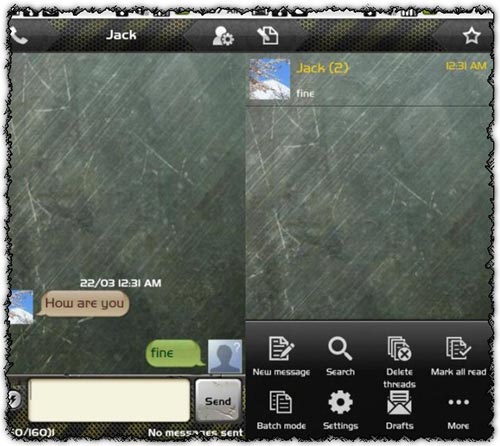 Handcent SMS 3.8.1 application for Android