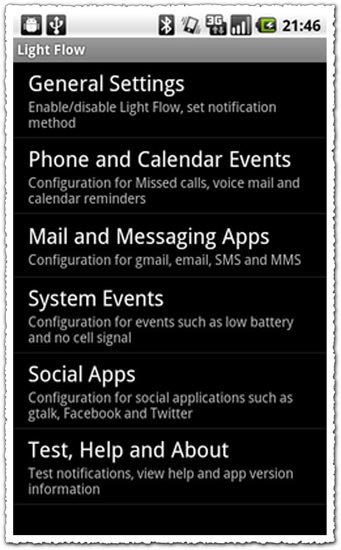 Light Flow LED Control 1.5.1 Android application