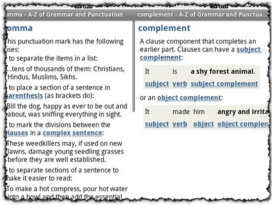 punctuation and grammar