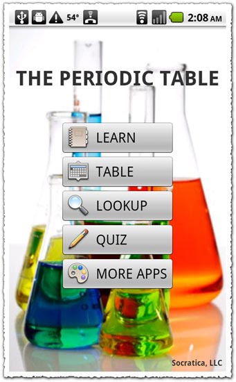 Periodic Table 1.4.0 Android application
