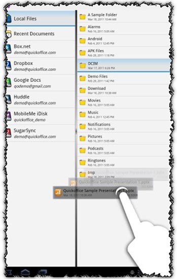 Quickoffice Pro HD 4.5.15 application for Android