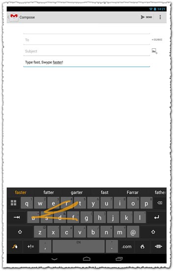 Swype 2.4.44.1 Android application