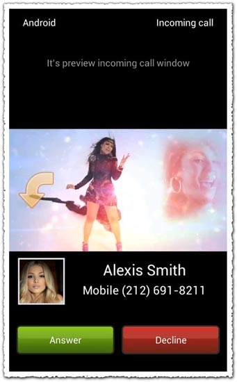 Video Caller Id 1.08 Android application