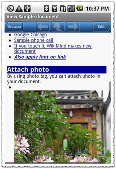 WikiMind 1.1.1 Android application