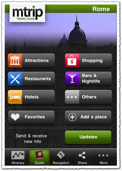 mTrip Rome Travel Guide 1.0.8 Android application