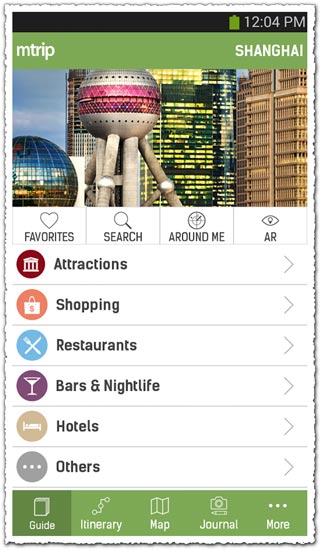 mTrip Shanghai Travel Guide 1.0.8 Android application