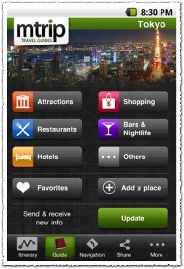 mTrip Tokyo Travel Guide 1.0.8 Android application