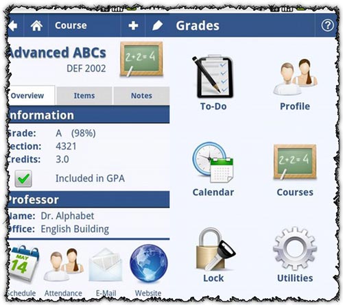 Grades Student Organizer 2.6.6 application for Android