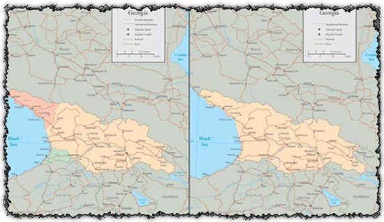 Georgia vector maps