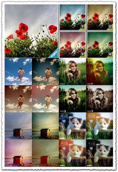 Color maniputalion photoshop action effects