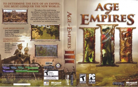 Age of empire game DVD cover