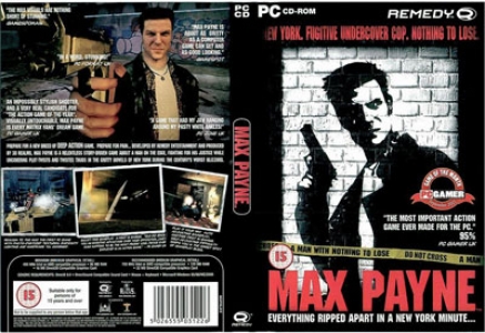 Max Payne game DVD cover