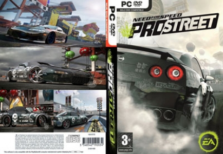 Need for speed pro streets game DVD cover