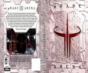 Quake 3 arena game DVD cover