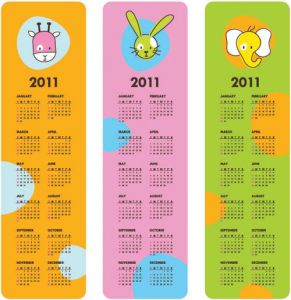 childrens-calendar-for-2011-vector3