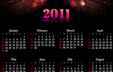 2011 calendar design