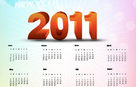 2011 calendar design