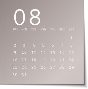 2015 calendar in metalic sticky notes design